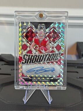 🔥 2024 Ricky Pearsall Panini Mosaic Rookie Autograph Prizm. #49ers